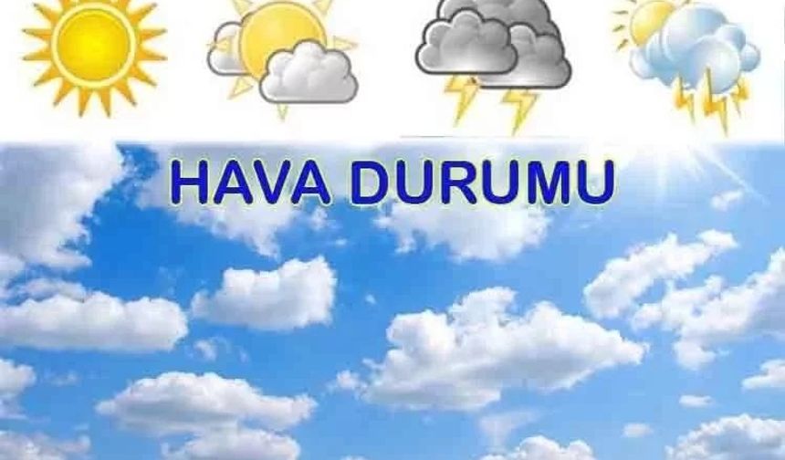 Yurtta bugün hava nasıl olacak? (05.11.2023)