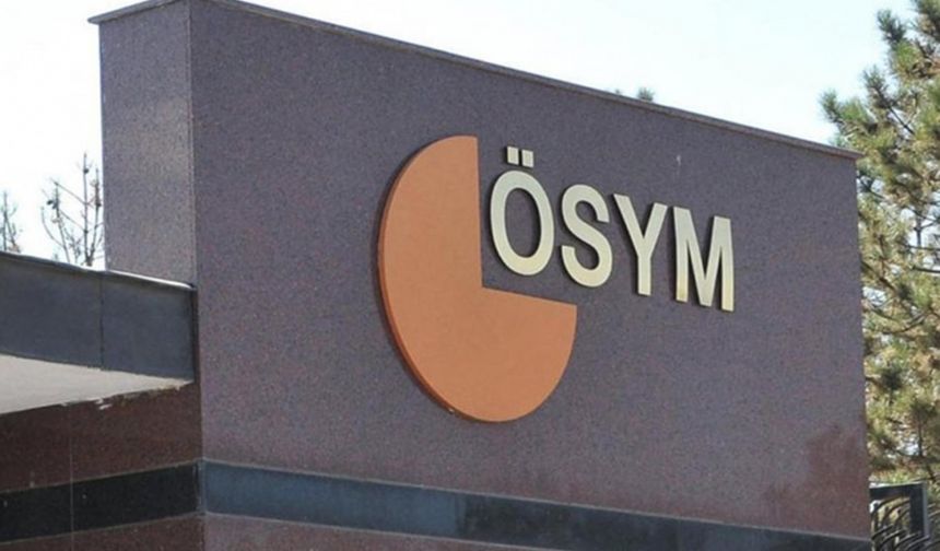 ÖSYM 2024 yılı sınav takvimini açıkladı