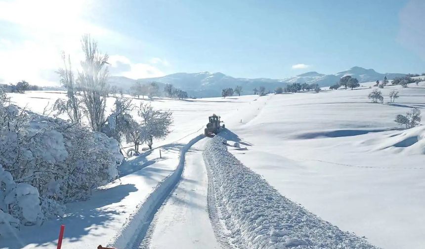 Doğu'da kar nedeniyle 979 köy yolu ulaşıma kapandı