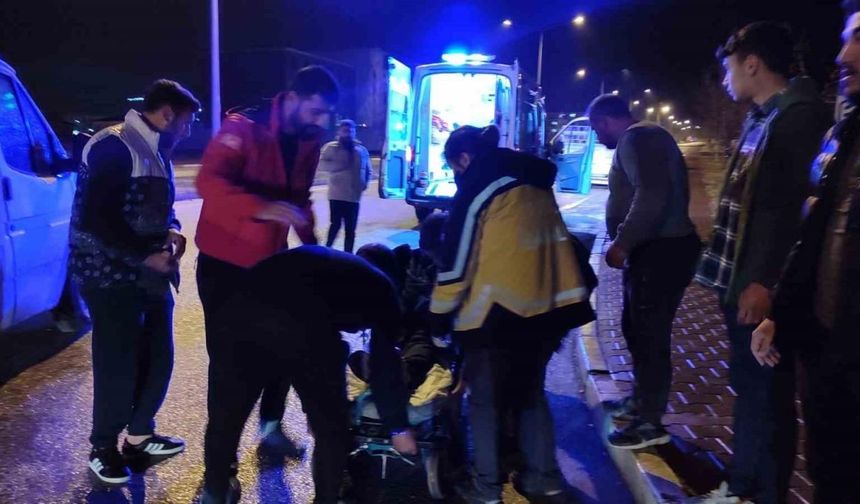 Erzincan’da trafik kazası: 2 kişi yaralandı