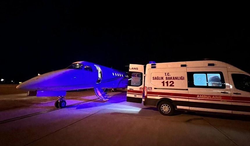 Van'da Kalp hastası bebek ambulans uçakla Ankara’ya sevk edildi