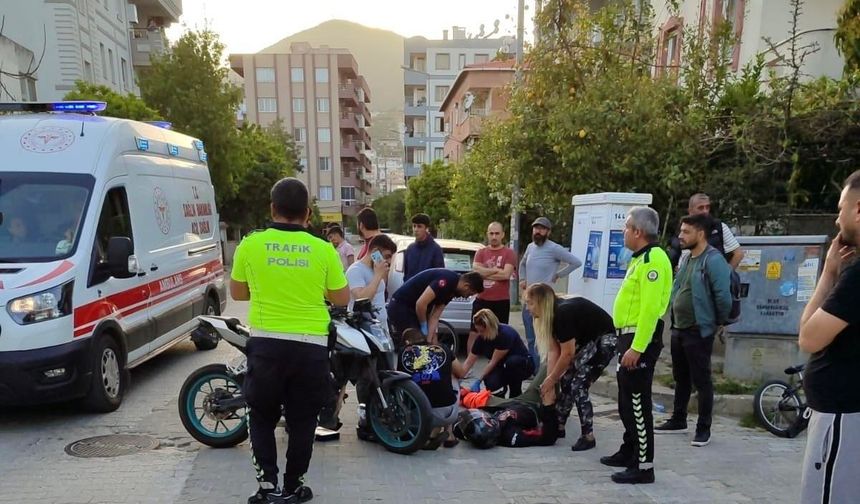 Muğla Milas’ta motosiklet yayaya çarptı: 2 yaralı