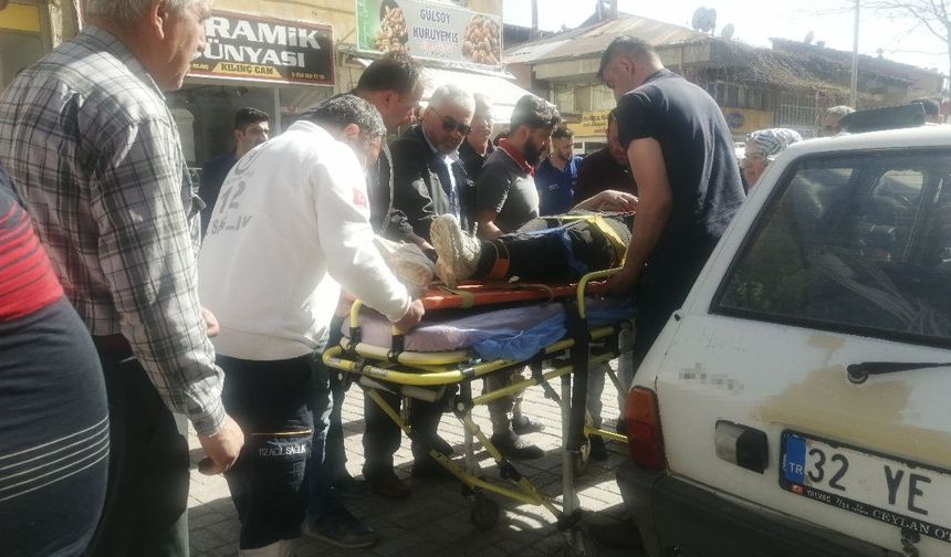 Isparta'da otomobil bisiklet ile çarpıştı: 1 yaralı