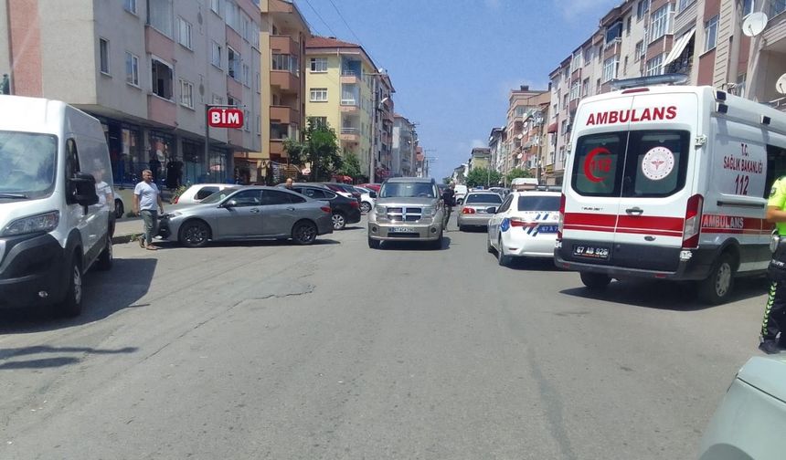 Zonguldak Ereğli’de trafik kazası:1 yaralı