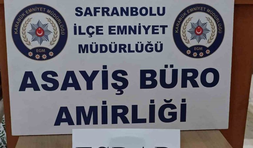 Karabük’te uyuşturucu operasyonlarında 2 kişi yakalandı