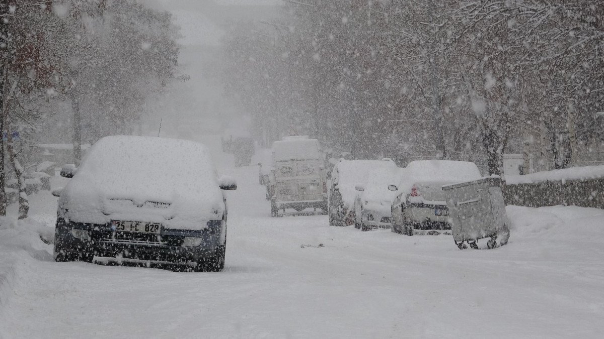 erzurum kar yağışı 2