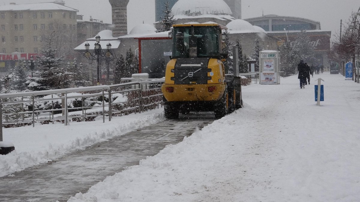 erzurum kar yağışı 4