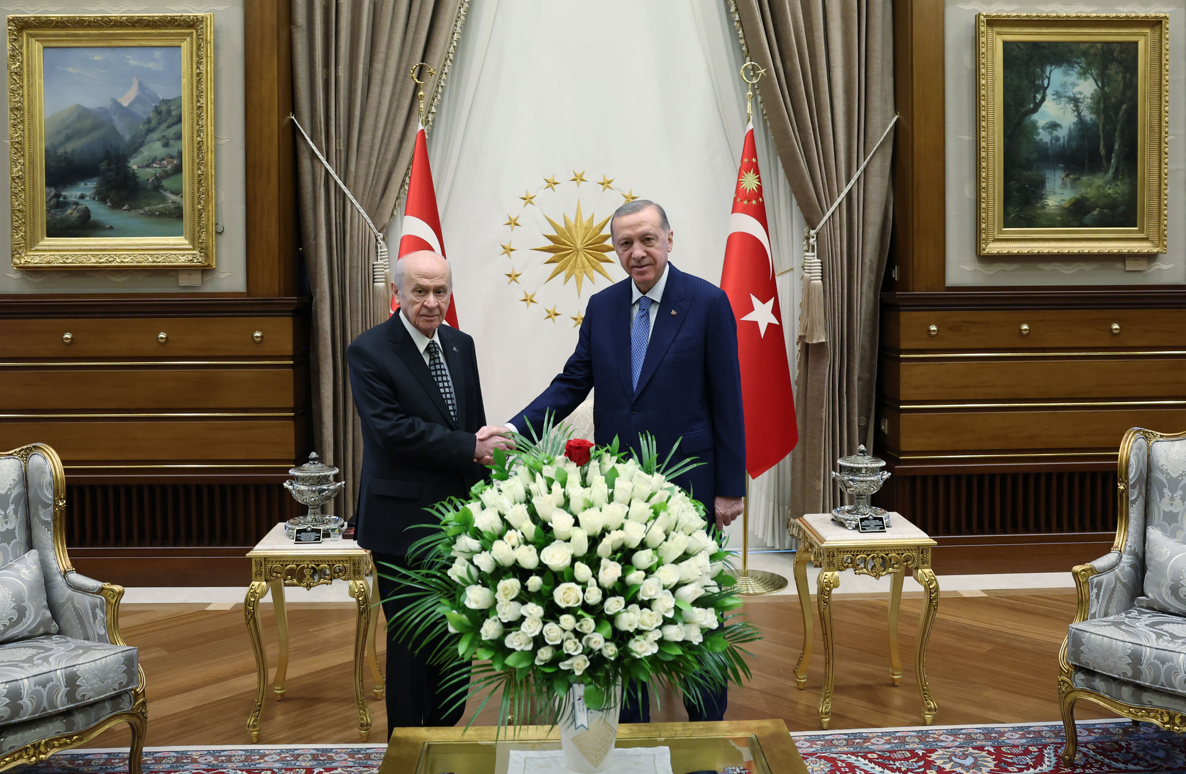 Cumhurbaşkanı Erdoğan ve Devlet Bahçeli Pasta 3