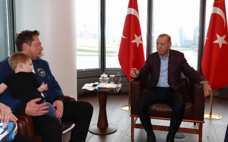 Elon Musk ve Cumhurbaşkanı Erdoğan