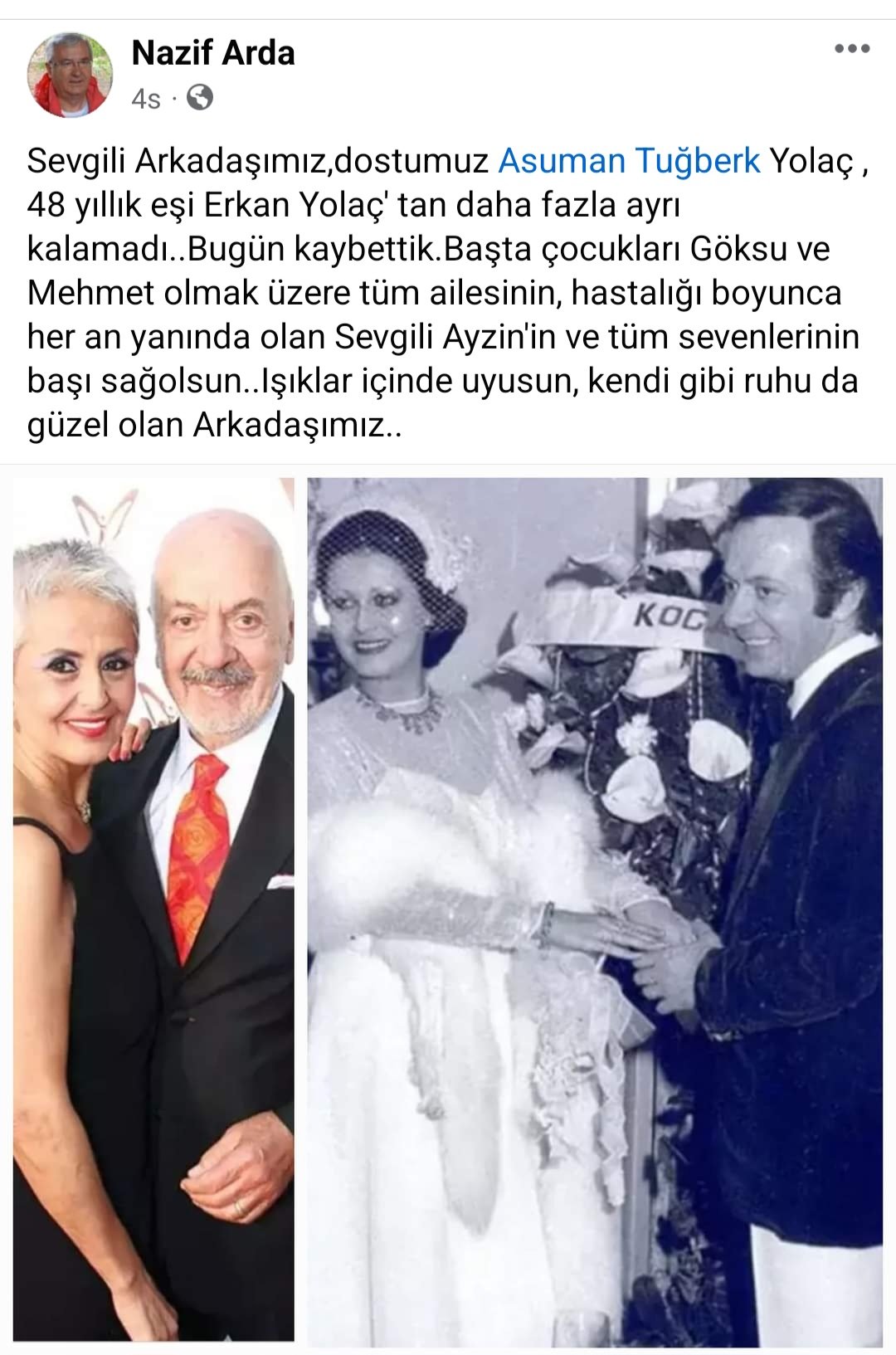Erkan Yolaç'ın Eşi Vefat Etti