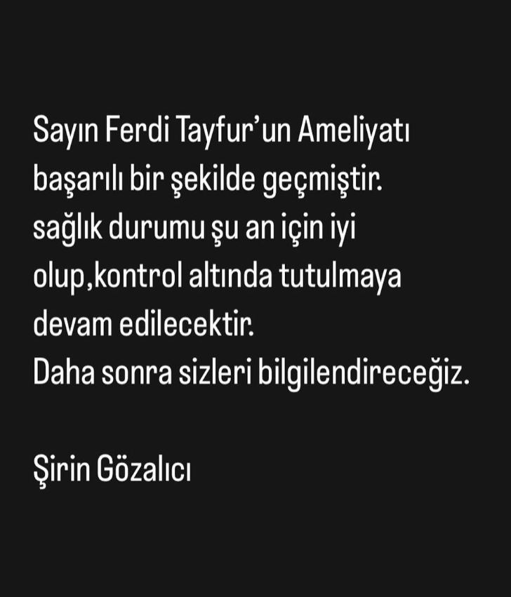 Ferdi Tayfur Açıklama