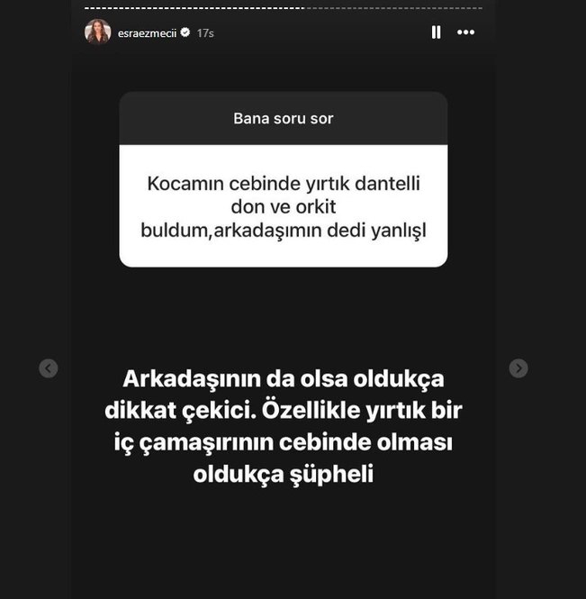 Esra Ezmeciye Sorular 1